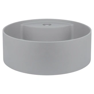 Servant Rund med Kranhylla <strong>Silia</strong>  Grå Metallic Matt 36 cm