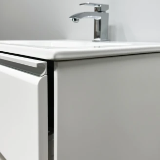Servantskap Tona Hvit Matt 80 cm med Servant Hvit Blank