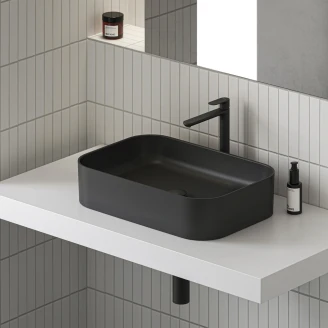 Ravak Servant <strong>Ceramic Slim</strong>  Rektangulær Svart Matt 55 cm