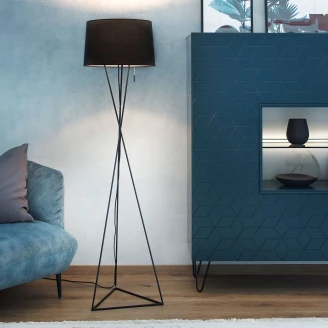 Villeroy & Boch Gulvlampe New York Lys Svart Matt
