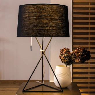 Villeroy & Boch Bordlampe New York Lys Svart Matt