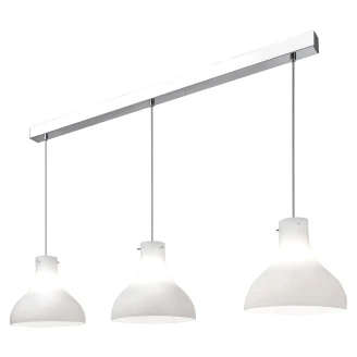 Villeroy & Boch Taklampe Oslo Lys Hvit Matt, Krom Blank