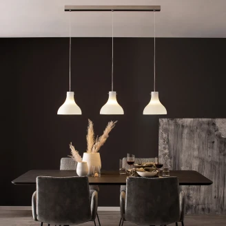 Villeroy & Boch Taklampe Oslo Lys Hvit Matt, Krom Blank