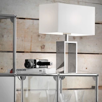 Villeroy & Boch Bordlampe <strong>Shanghai</strong>  Hvit Matt, Krom Blank