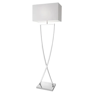 Villeroy & Boch Gulvlampe <strong>Toulouse</strong>  Hvit Matt, Krom Blank
