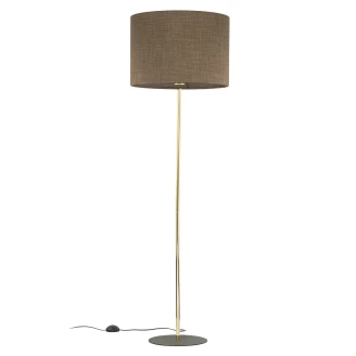 Gulvlampe <strong>Norrland</strong>  Brun Matt, Gull Blank
