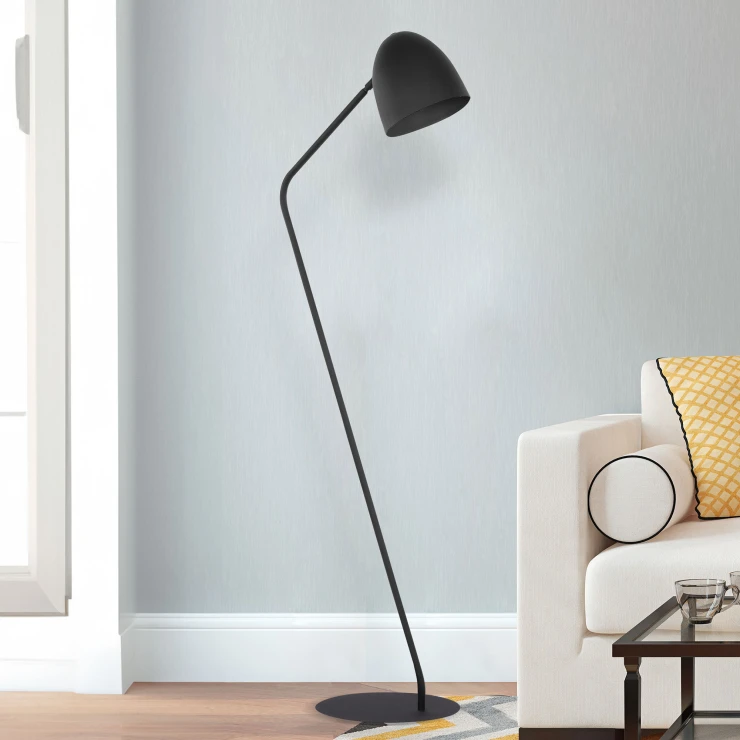 Gulvlampe Nattglød Svart Matt