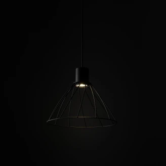 Hengelampe Vara Svart Matt 29.5 cm