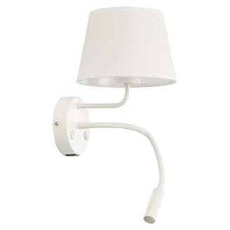 Vegglampe USB <strong>Sken</strong>  Hvit Matt