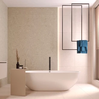 Gulvflis <strong>Calcare</strong>  Beige Matt 60x120 cm