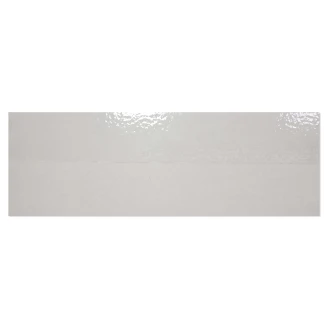 Veggflis <strong>Frosty</strong>  Linje Hvit Blank 10x30 cm