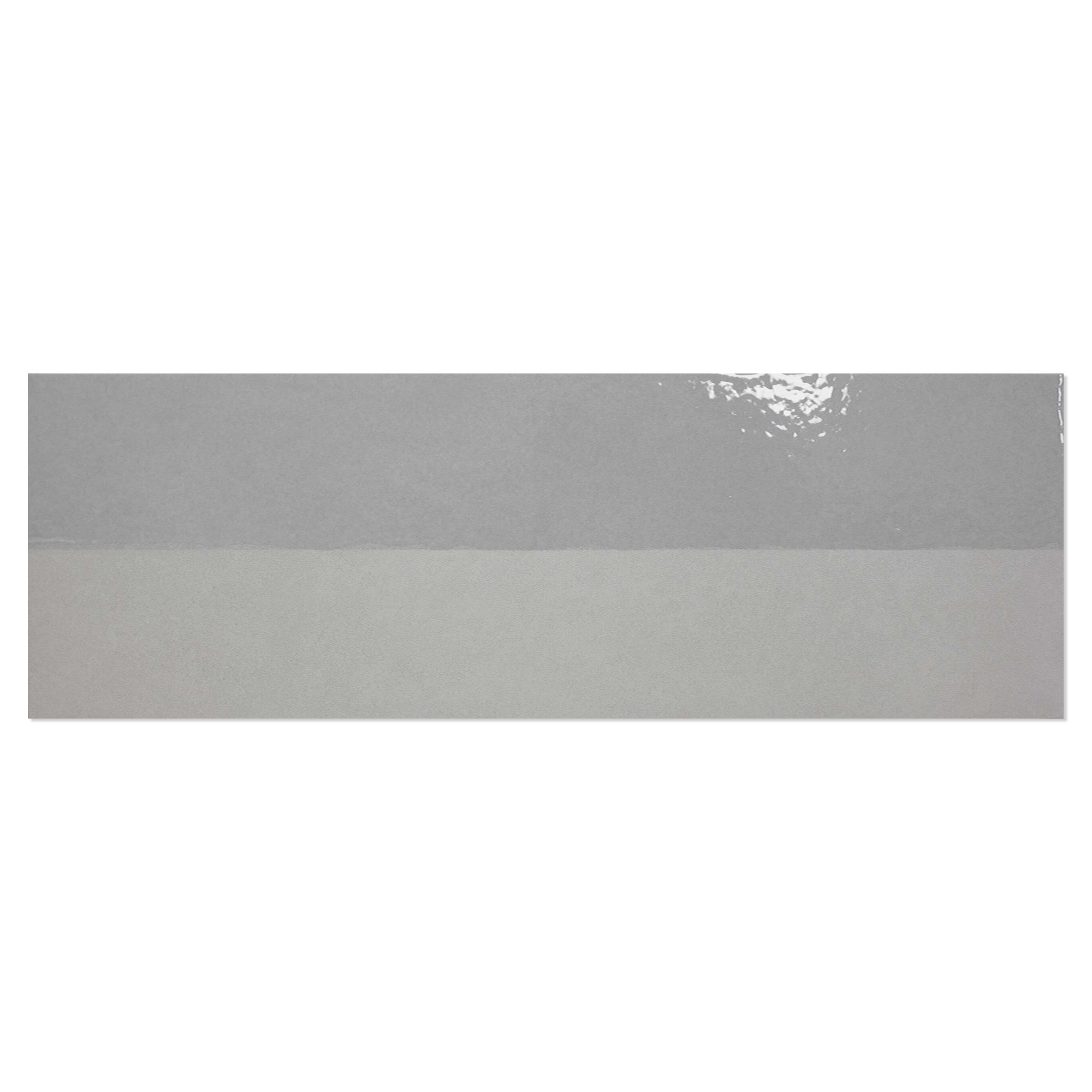 Veggflis Frosty Linje Grå Blank 10x30 cm