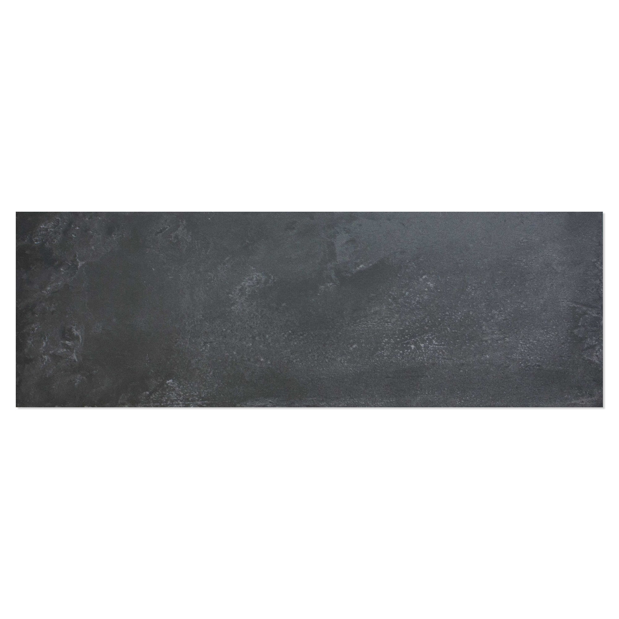 Veggflis Frosty Svart Matt 10x30 cm