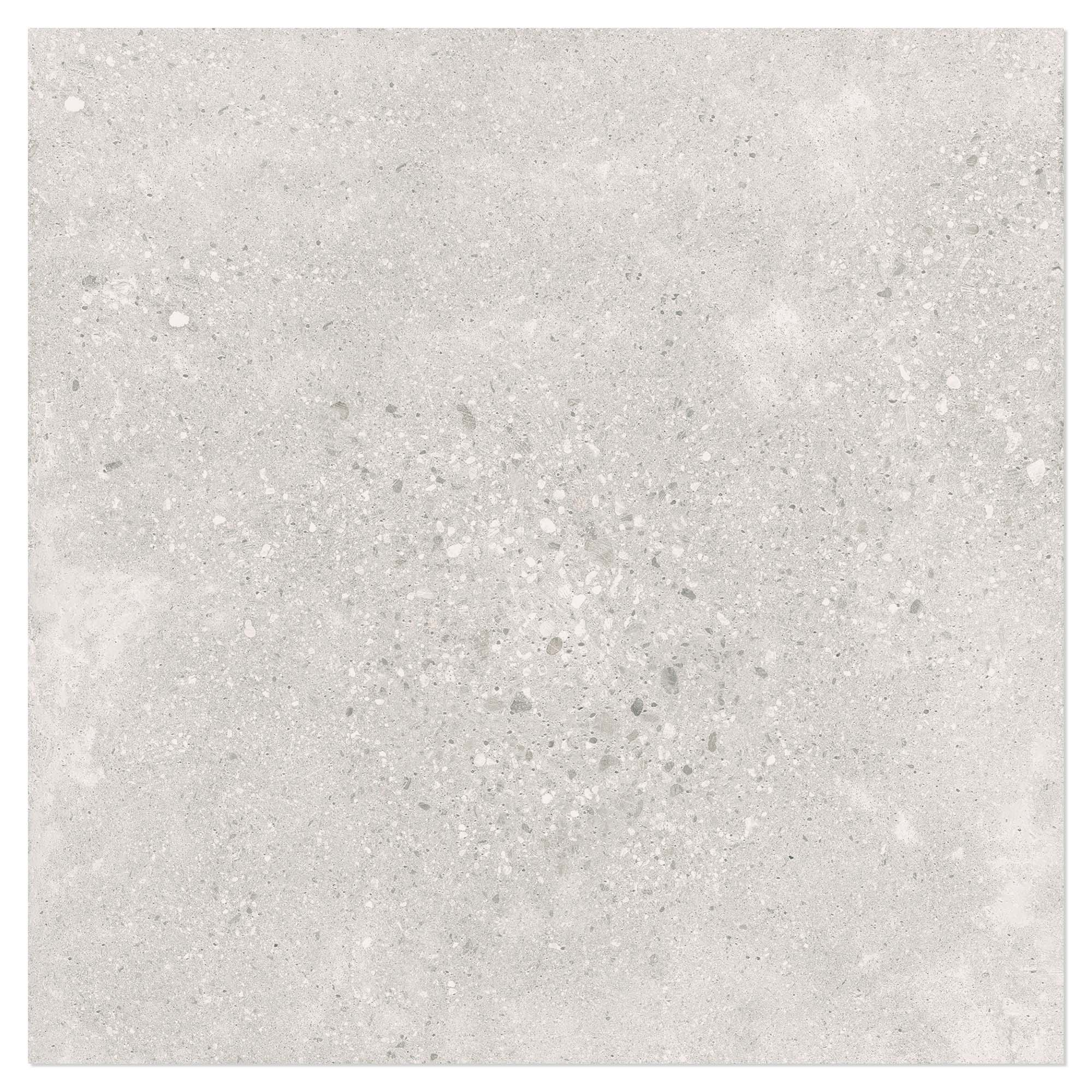 Gulvflis Prospect Lys Grå Halvpolert 60x60 cm