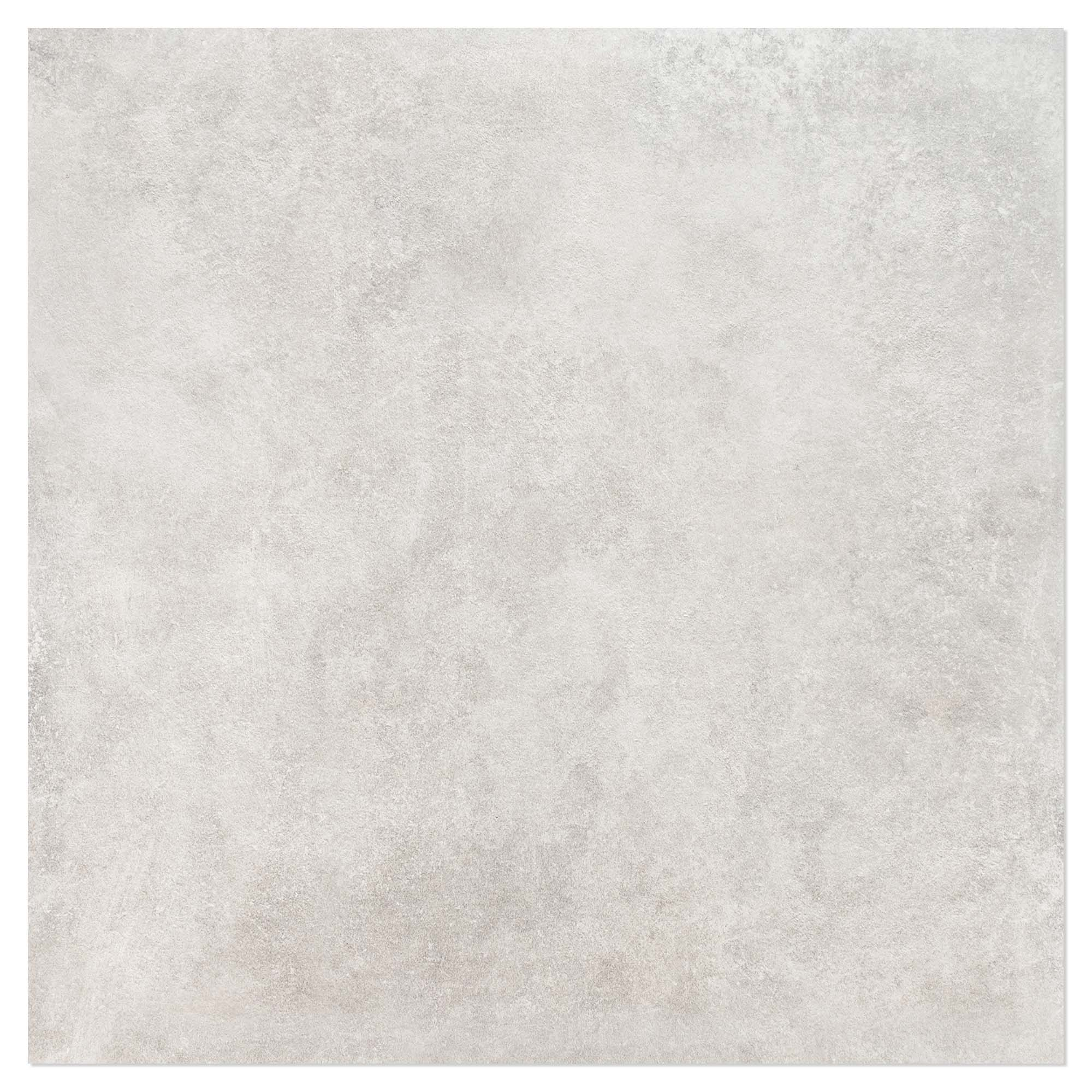 Utendørsflis Aska Lys Grå Matt 80x80 cm Tykkelse 20 mm