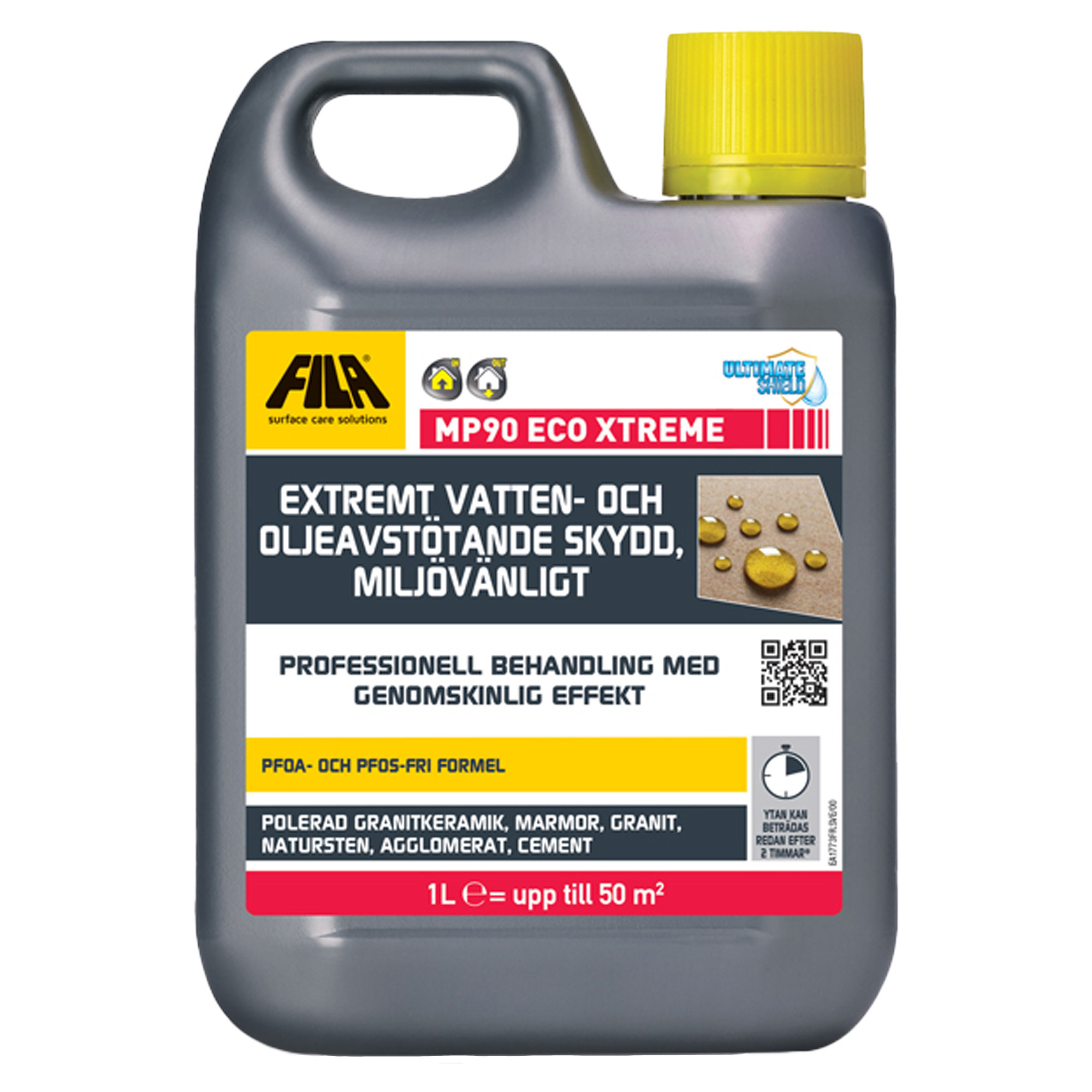 Impregnering Vann- Og Oljeavvisende MP90 EcoX 375 ml