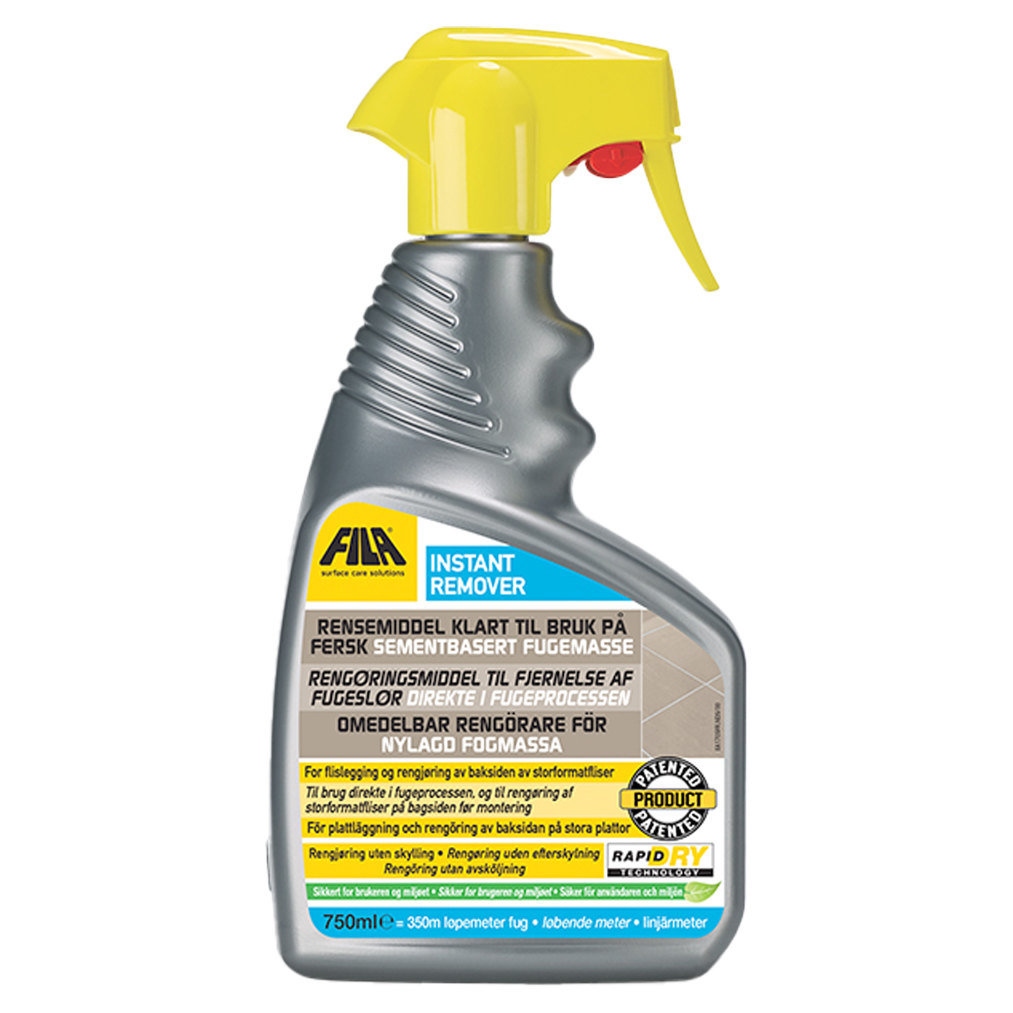 Rengjøringsmiddel Instant Remover for Fjerning Av Sementfuge 750 ml