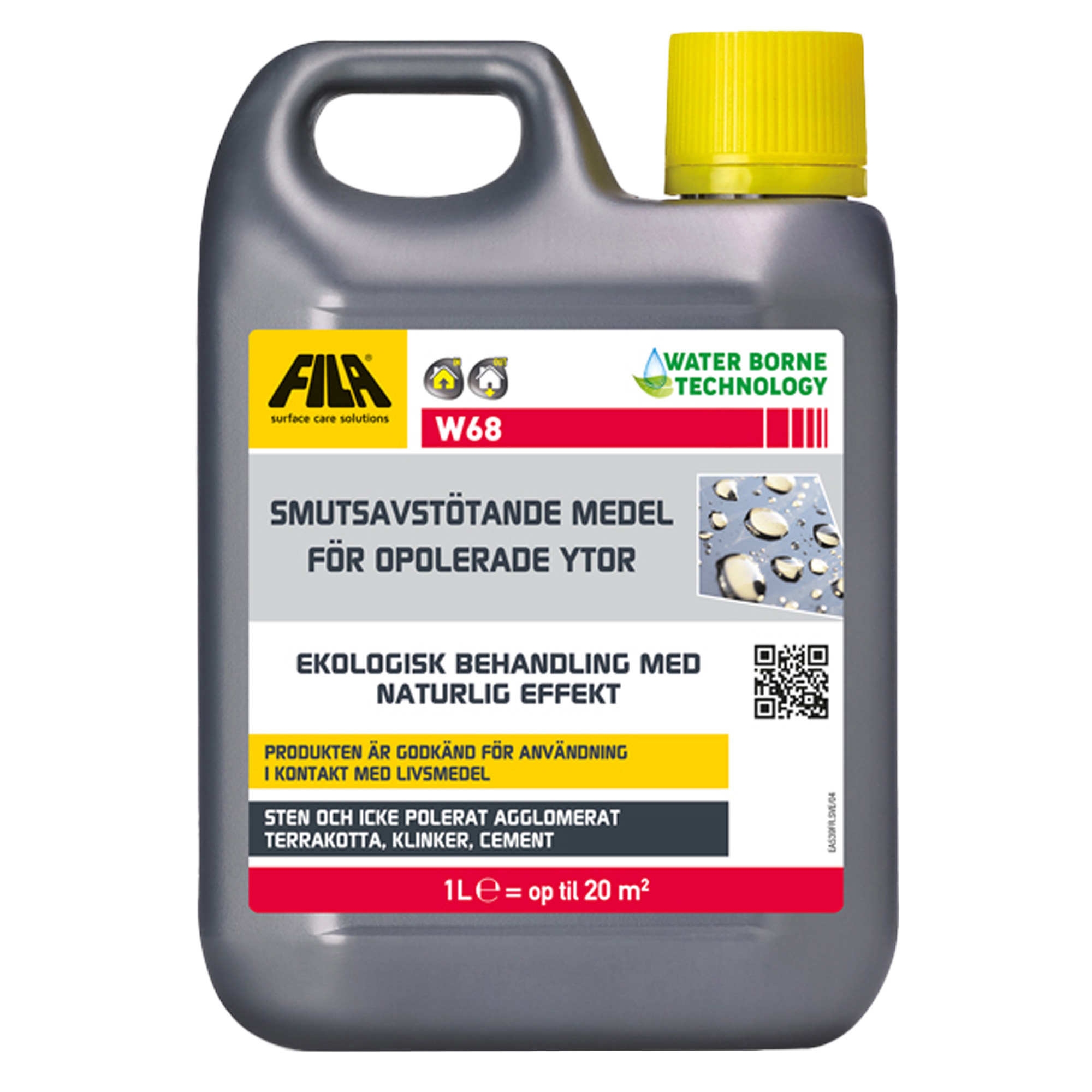 Impregnering W68 for Upolerte Overflater 1L