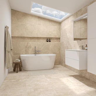 Gulvflis <strong>Cenate</strong>  Beige Matt 60x60 cm