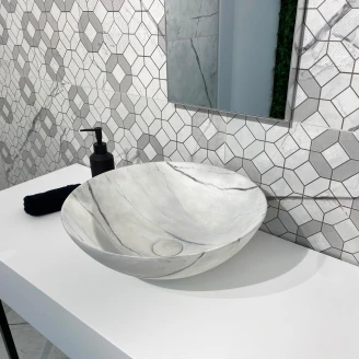 Dune Håndlaget Servant <strong>Light Calacatta</strong>  40 cm