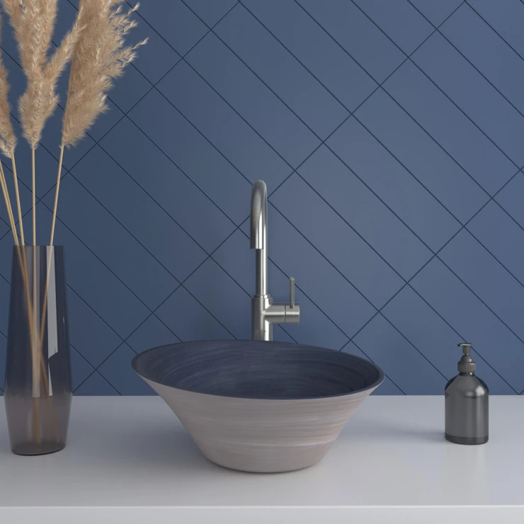 Dune Håndlaget Servant Mintons Indigo 34 cm