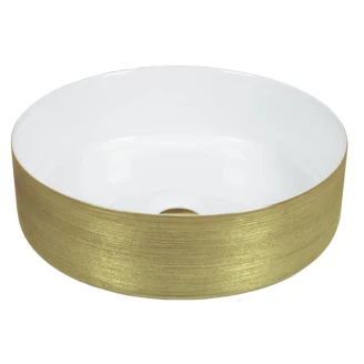 Dune Håndlaget Servant <strong>Heller</strong>  White&Gold 36 cm
