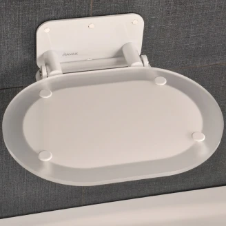 Ravak Sammenleggbar Dusjsete <strong>Chrome</strong>  Hvit Matt