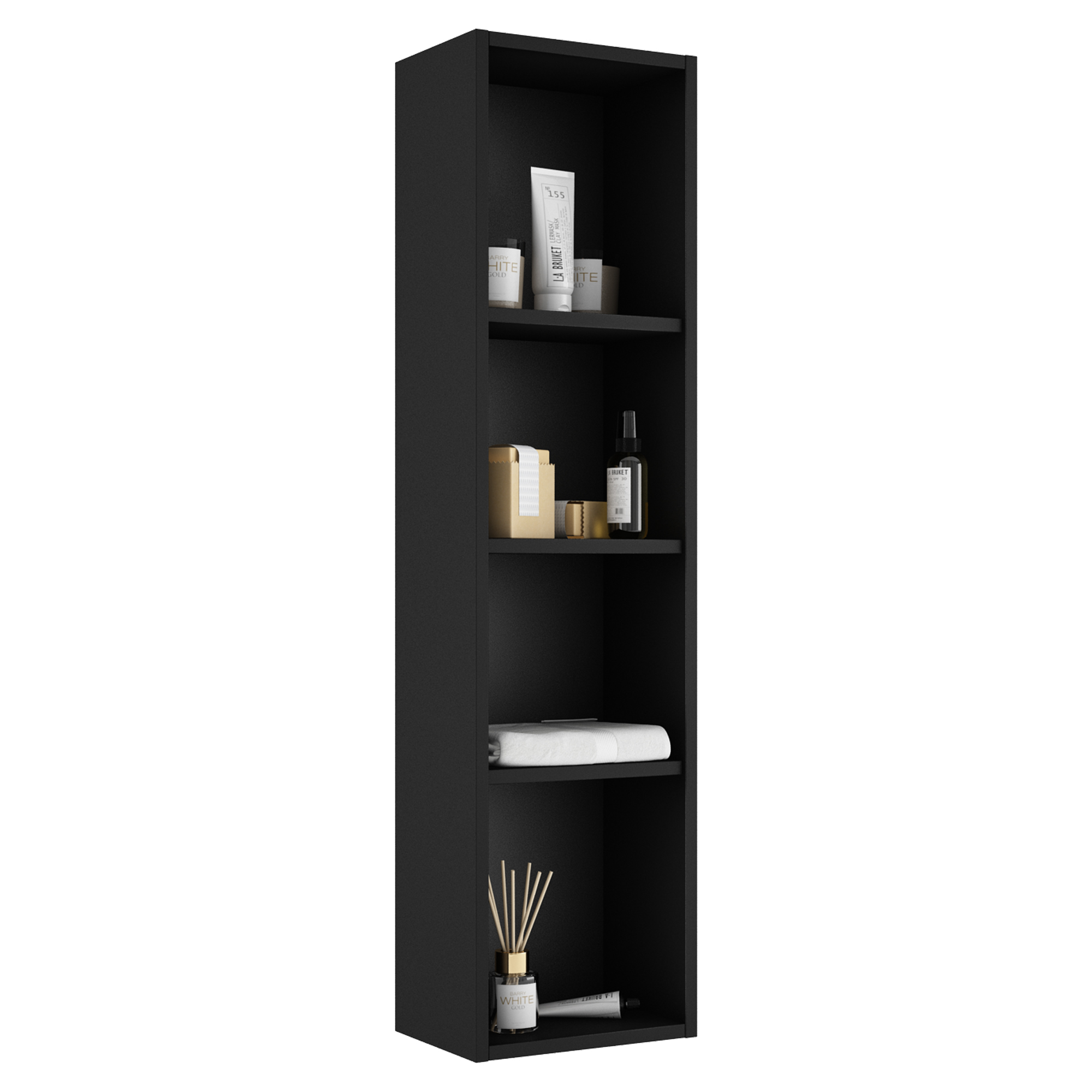 Høyskap Omni Svart Matt 110 cm