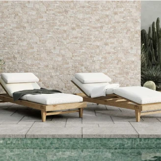 Veggflis <strong>Quest</strong>  Beige Matt Relieff 31x56 cm