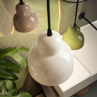 Ferroluce Hengelampe Berimbau Krem ∅11 cm