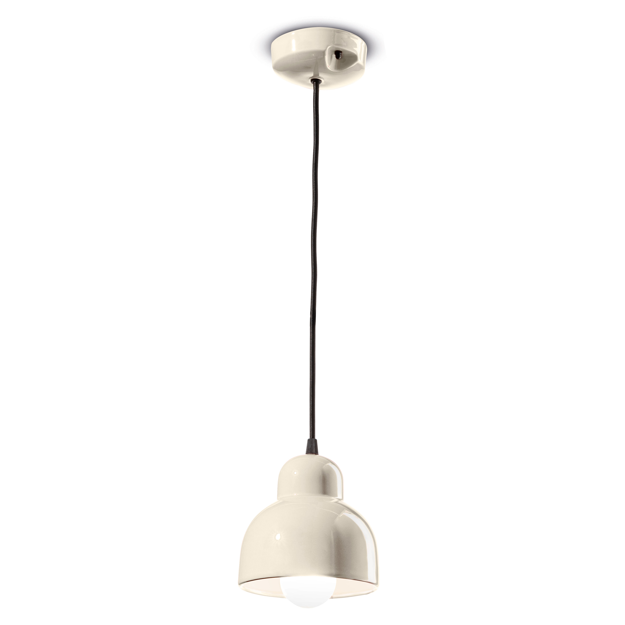 Ferroluce Hengelampe Berimbau Krem ∅15 cm