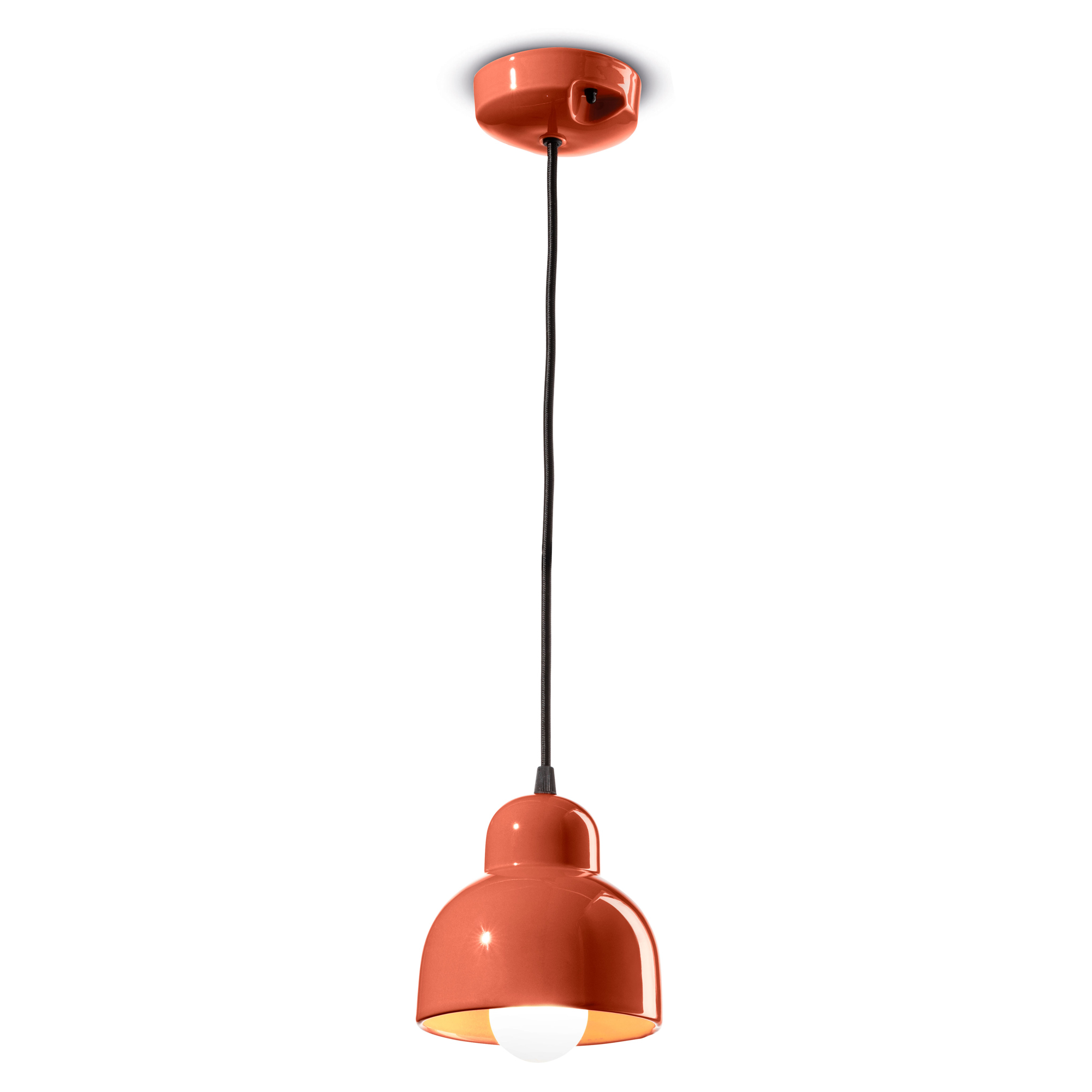 Ferroluce Hengelampe Berimbau Oransje ∅15 cm