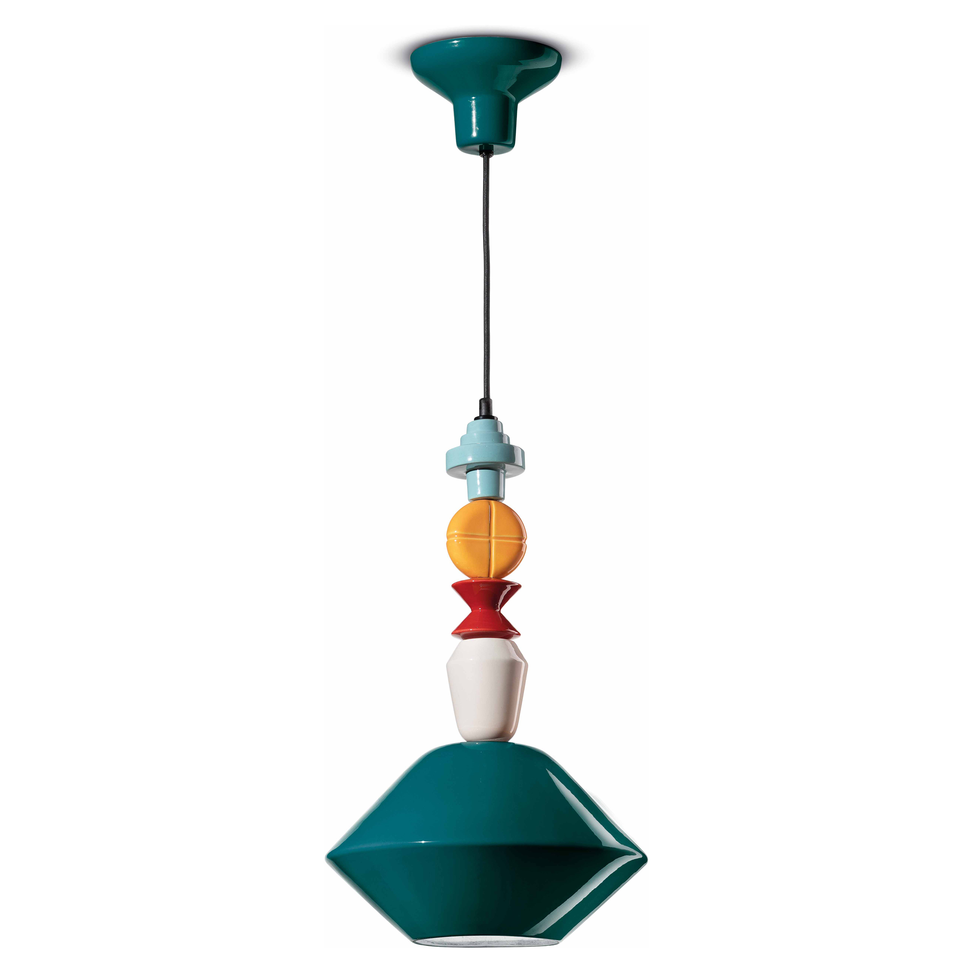 Ferroluce Hengelampe Lariat Petrolgrønn 56 cm