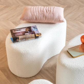 Leitmotiv Sittpuff Våg <strong>Ada Blomm</strong>  Bruten Vit