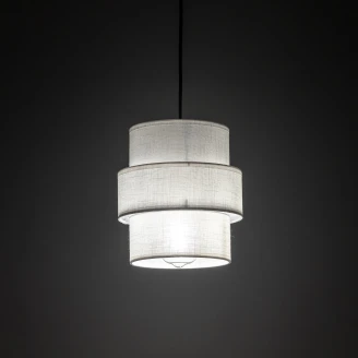 Hengelampe Luma Hvit Matt 150 cm