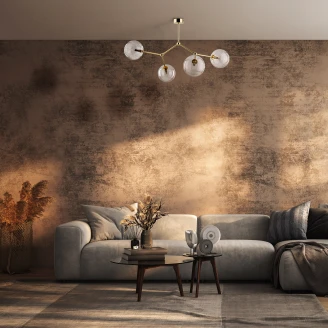 Taklampe Viona Quadra Transparent Blank
