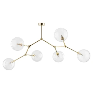 Taklampe <strong>Viona</strong>  Hexa Transparent Blank