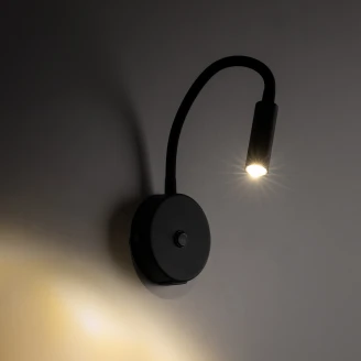 Vegglampe <strong>Orio</strong>  Svart Matt USB