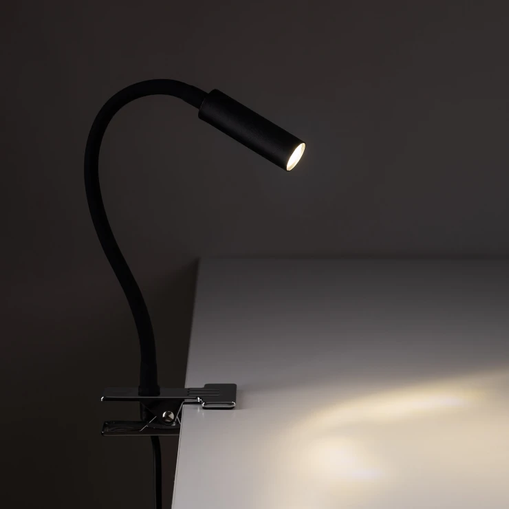 Bordlampe Orio Svart Matt