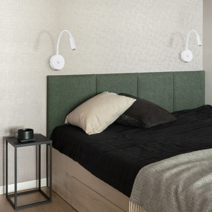 Vegglampe Orio Hvit Matt USB