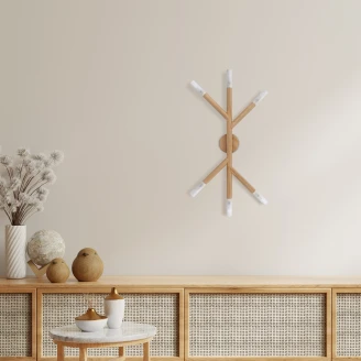 Vegg-/Taklampe <strong>Raya</strong>  Hexa Furu Matt