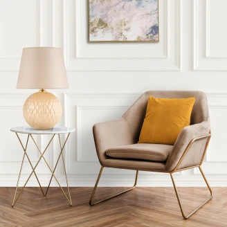 Bordlampe Cassia Beige Matt