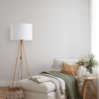Gulvlampe Nerina Hvit Matt