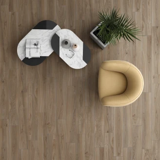 Tre Gulvflis <strong>EkLuxe</strong>  Nöt Matt 20x120 cm