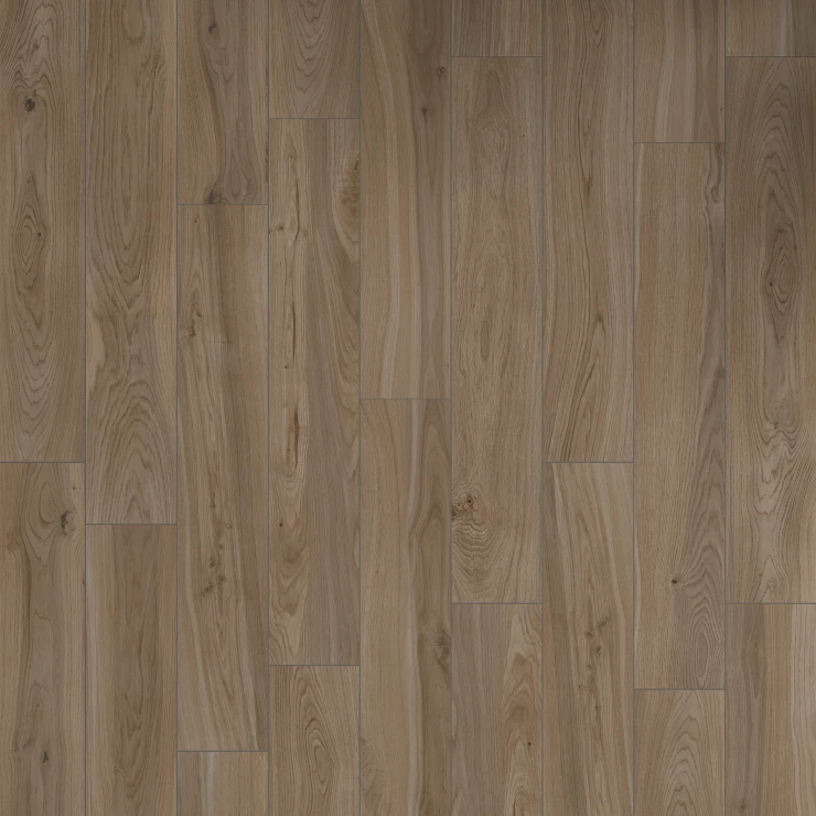Tre Gulvflis EkLuxe Nöt Matt 25x150 cm
