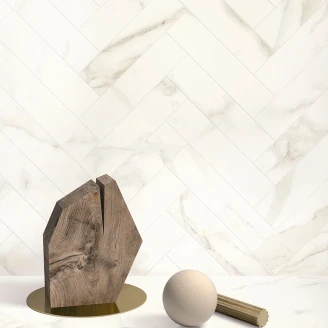 Unicomstarker Marmor Gulvflis Calacatta Matt-Sateng 7x30 cm