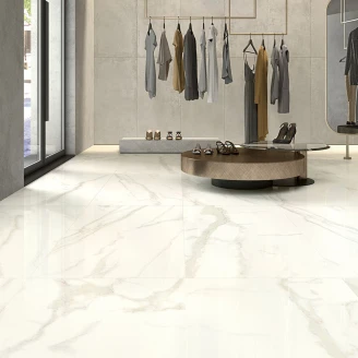 Unicomstarker Marmor Gulvflis Calacatta Polert 60x120 cm