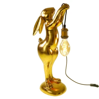 Werner Voss Bordlampe <strong>Holding Rabbit</strong>  Gull Blank