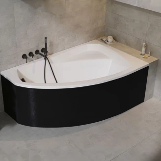 Hjørnebadekar <strong>Vicenza</strong>  Hvit Blank 140 cm Høyre (Uten Panel & Avlopp)