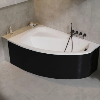 Hjørnebadekar <strong>Vicenza</strong>  Hvit Blank 160 cm Venstre (Uten Panel & Avlopp)